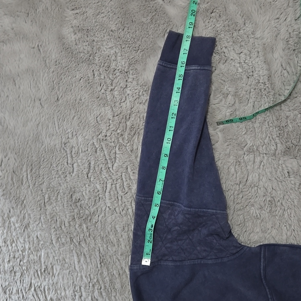 wild fable Navy Blue Quarter-Zip Pullover Sweatshirt - Picture 4 of 6